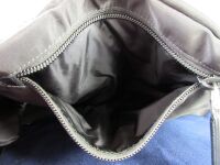 Prada Soft Medium Duo Messenger in Nero Tessuto Nylon
