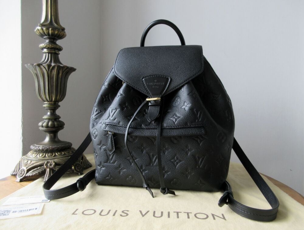 Louis Vuitton Montsouris PM in Empreinte Noir