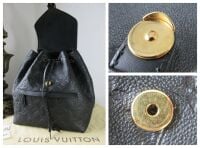 Louis Vuitton Montsouris PM in Empreinte Noir