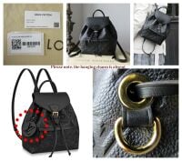Louis Vuitton Montsouris PM in Empreinte Noir