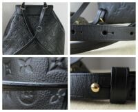Louis Vuitton Montsouris PM in Empreinte Noir