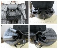 Louis Vuitton Montsouris PM in Empreinte Noir
