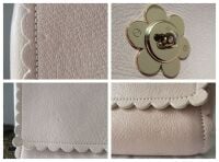 Mulberry Medium Cecily Flower Lock Top Handly Lily in Light Berry Cream Glo