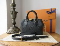 Louis Vuitton Speedy Bandouli&Atilde;&uml;re 20 in Noir Empreinte