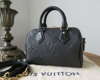 Louis Vuitton Speedy Bandouli&Atilde;&uml;re 20 in Noir Empreinte