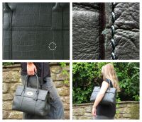 Mulberry Classic Heritage Bayswater in Mulberry Green Croc