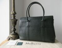 Mulberry Classic Heritage Bayswater in Mulberry Green Croc