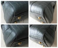 Mulberry Classic Heritage Bayswater in Mulberry Green Croc