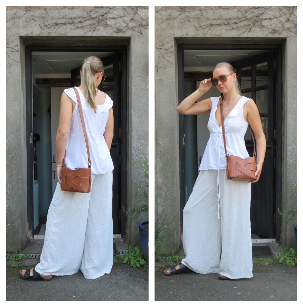 Pol&egrave;ne Nodde in Smooth Cognac Calfskin