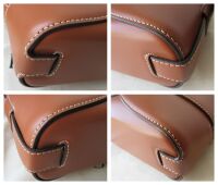 Pol&Atilde;&uml;ne Nodde in Smooth Cognac Calfskin