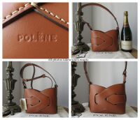 Pol&Atilde;&uml;ne Nodde in Smooth Cognac Calfskin