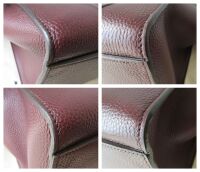 Mulberry Small Zipped Bayswater in Oxblood Grain Vegetable Tanned Leather