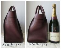 Mulberry Small Zipped Bayswater in Oxblood Grain Vegetable Tanned Leather
