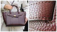 Mulberry Small Zipped Bayswater in Oxblood Grain Vegetable Tanned Leather