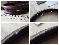 Mulberry Small Zipped Bayswater in Oxblood Grain Vegetable Tanned Leather