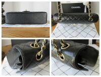 Chanel Classic Medium Double Flap in Black Caviar with 22K Gold Hardware