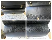 Chanel Classic Medium Double Flap in Black Caviar with 22K Gold Hardware