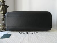 Mulberry Lily Chain Tote in Black Small Classic Grain Leather