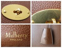 Mulberry Lily Chain Tote in Oak Two-Tone Classic Grain Leather