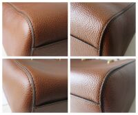 Mulberry Lily Chain Tote in Oak Two-Tone Classic Grain Leather