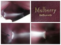 Mulberry Large Darley Cosmetic Pouch Oak in Oak Two-Tone Small Classic Grai
