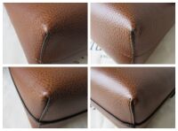 Mulberry Large Darley Cosmetic Pouch Oak in Oak Two-Tone Small Classic Grai