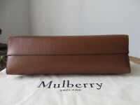 Mulberry Large Darley Cosmetic Pouch Oak in Oak Two-Tone Small Classic Grai