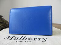 Mulberry Multiflap Multi Card Case Purse in Dune, Porcelaine Blue and Black