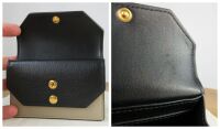 Mulberry Multiflap Multi Card Case Purse in Dune, Porcelaine Blue and Black