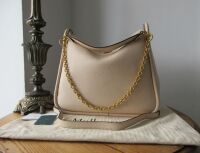 Mulberry Leighton Hobo in Linen Beige Small Classic Grain Leather