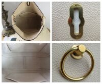 Mulberry Leighton Hobo in Linen Beige Small Classic Grain Leather