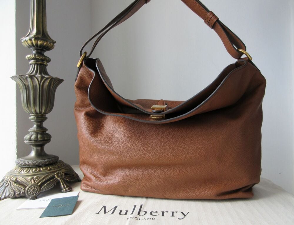 Mulberry Tessie Hobo in Oak Classic Grain Leather