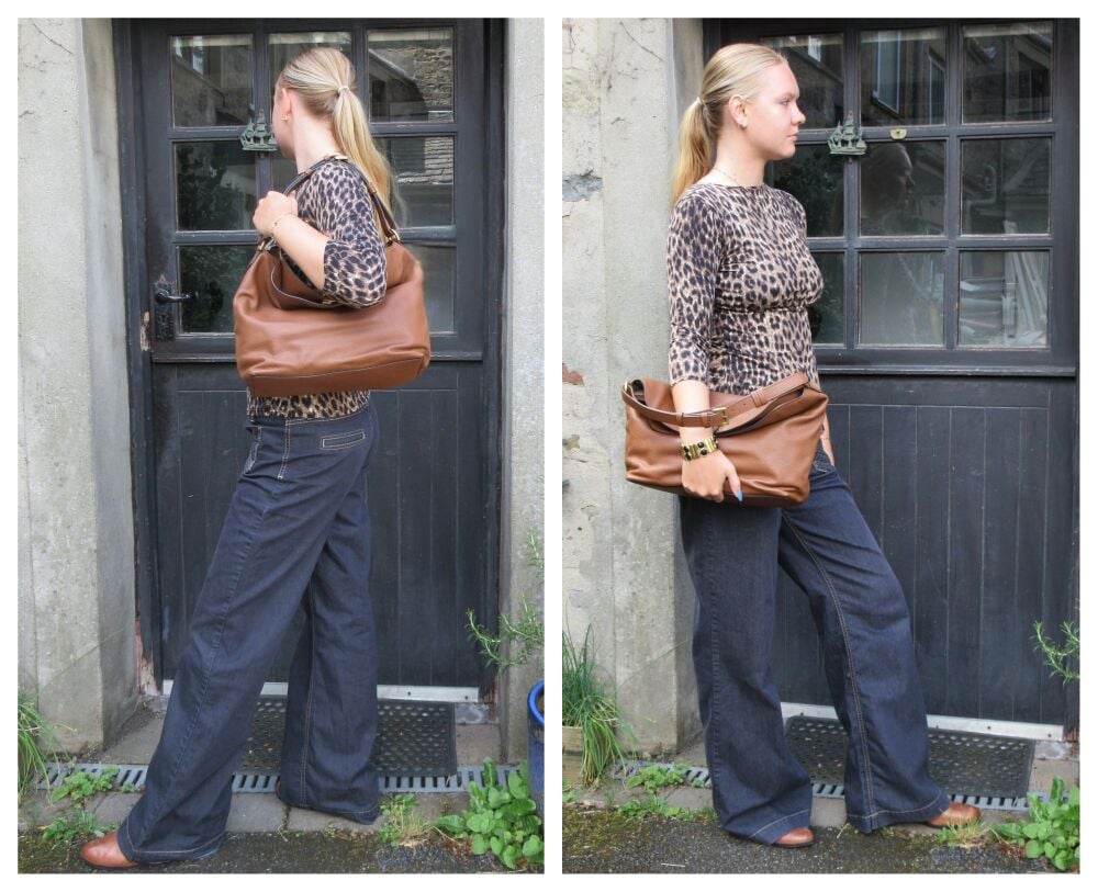 Mulberry Tessie Hobo in Oak Classic Grain Leather