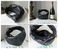 Bottega Veneta Mini Jodie in Midnight Blue Intrecciato
