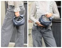 Bottega Veneta Mini Jodie in Midnight Blue Intrecciato