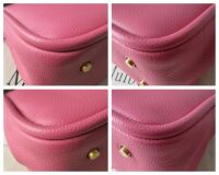 Mulberry Small Leighton Hobo in Geranium Pink Small Classic Grain
