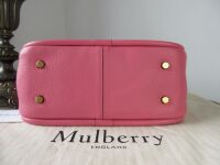 Mulberry Small Leighton Hobo in Geranium Pink Small Classic Grain