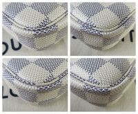 Louis Vuitton Mini Pochette Accessoires Pouch in Damier Azur