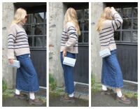 Chanel Wallet on Chain WoC in Dove Grey Chevron Quilted Lambskin with Champ