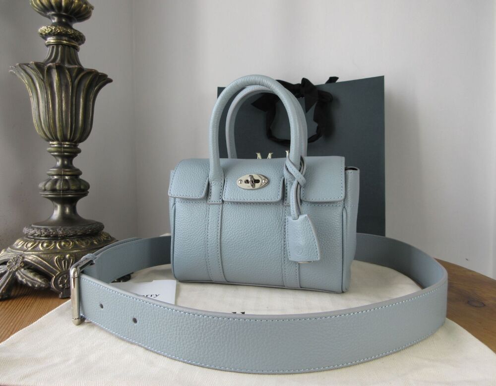 Mulberry Mini Bayswater in Cloud Small Classic Grain Leather