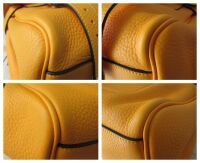 Mulberry Regular Alexa Satchel in Double Yellow Heavy Grain