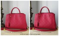 Louis Vuitton Montaigne MM in Monogram Empreinte Dahlia