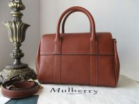 Mulberry Classic Small Bayswater Satchel in Legacy Oak Natural Vegetable Ta