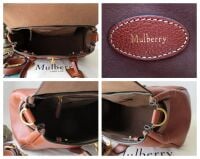 Mulberry Classic Small Bayswater Satchel in Legacy Oak Natural Vegetable Ta