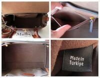 Mulberry Classic Small Bayswater Satchel in Legacy Oak Natural Vegetable Ta