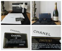 Chanel 224 Mini Reissue Mademoiselle Single Flap in Blue Distressed Calfski