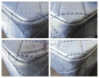 Chanel 224 Mini Reissue Mademoiselle Single Flap in Blue Distressed Calfski