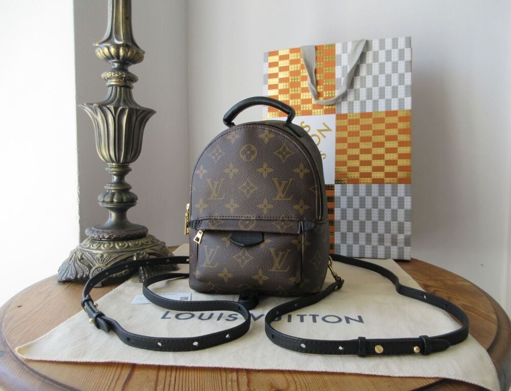Louis Vuitton Palm Springs Mini Backpack in Monogram Noir