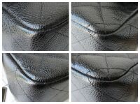 Chanel Timeless Classic 2.55 Large (Jumbo) Double Flap Bag in Black Caviar