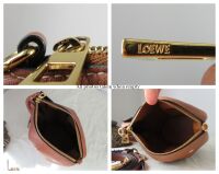 LOEWE Elephant Stars Mini Crossbody Bag in Tan Calfskin Leather